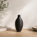Vase rayure noir - 22cm