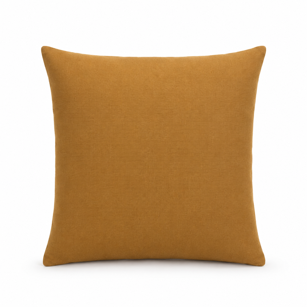 [139-6] Housse de coussin brune 60x60cm