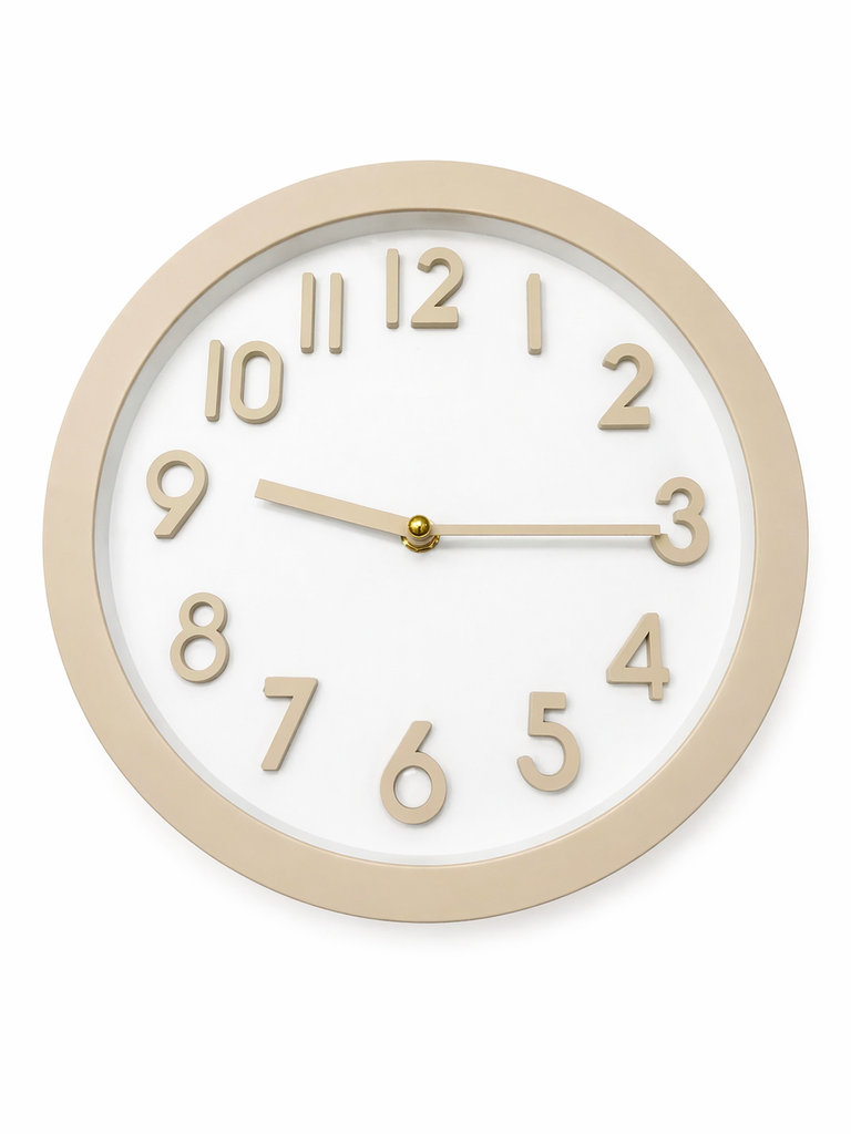 [131-18] Horloge Célia - cream - 25cm