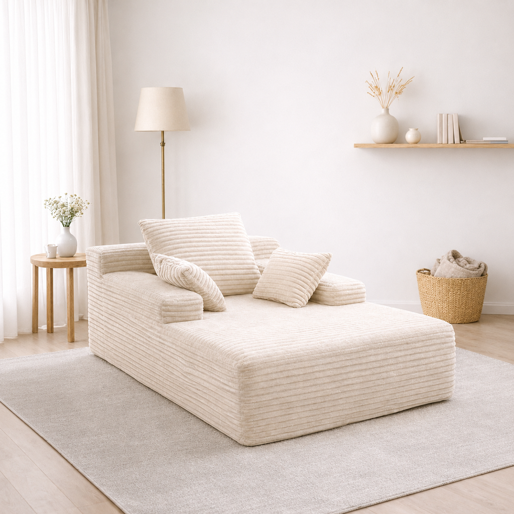 [IM73010-BE] Felix • Compressed Sofa (Felix - Beige)