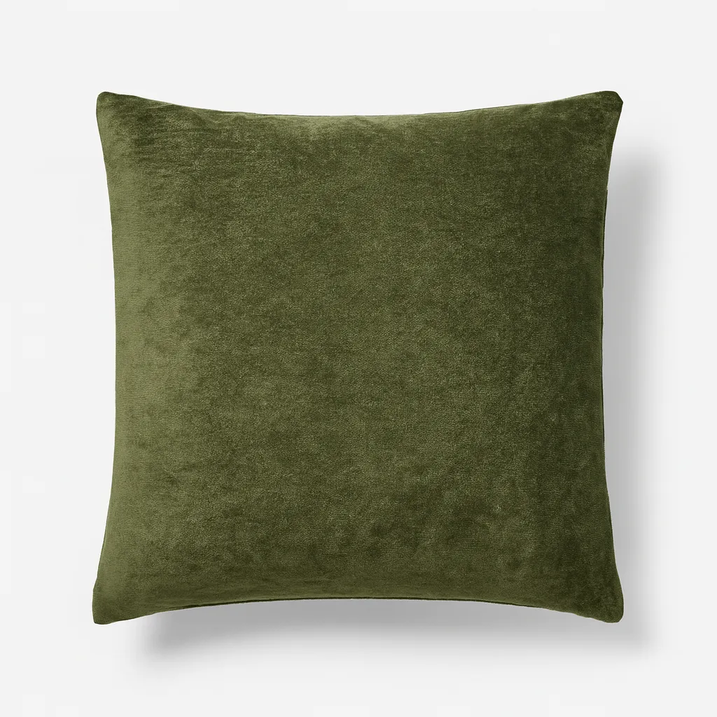 [137-2] Housse de coussin - Vert Kaki - 60x60CM